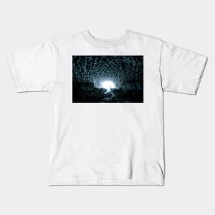 Ice Cave in the Mountains - Landscape Photography Kids T-Shirt